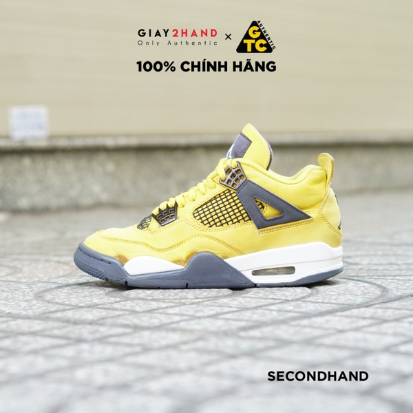 2hand Giay Th Thao Nam NIKE JORDAN 4 RETRO LIGHTNING CT8527 700 C CHINH HANG Ti m Giay C Sai Gon