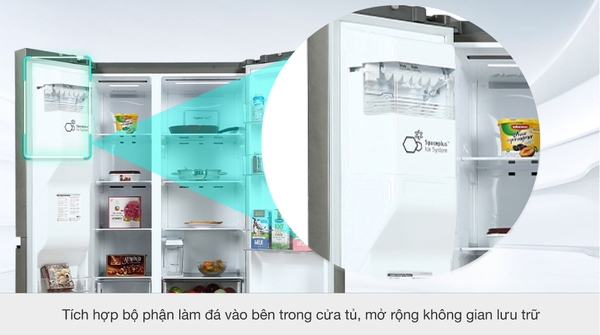 Tủ lạnh LG Inverter 635 Lít GR-D257JS