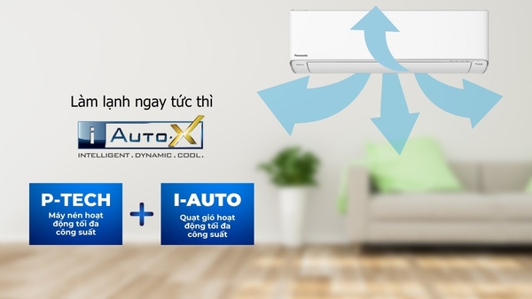 Điều hòa inverter Panasonic CU/CS-XU12ZKH-8 1 chiều 12.000BTU