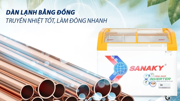 Tủ Đông Sanaky Inverter 280 lít VH3899K3B