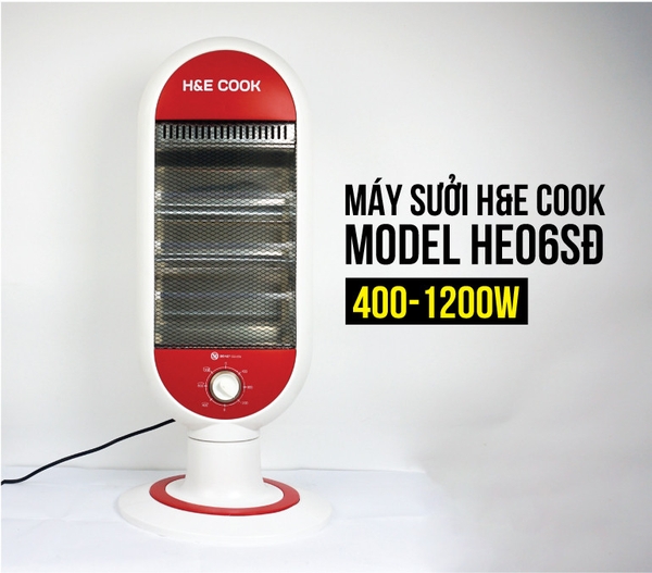 Máy sưởi H&E Cook HE06SĐ