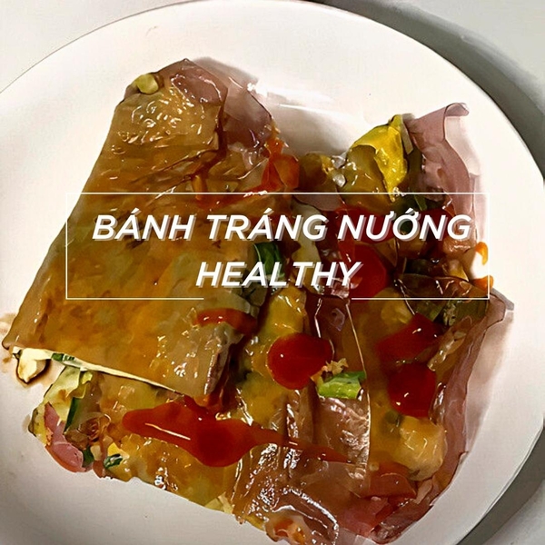 Bánh tráng khoai lang tím nướng healthy