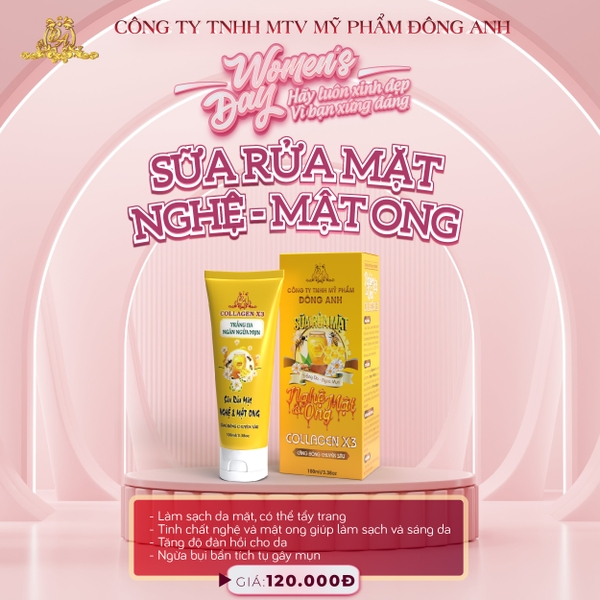 SỬA RỬA MẶT NGHỆ & MẬT ONG
