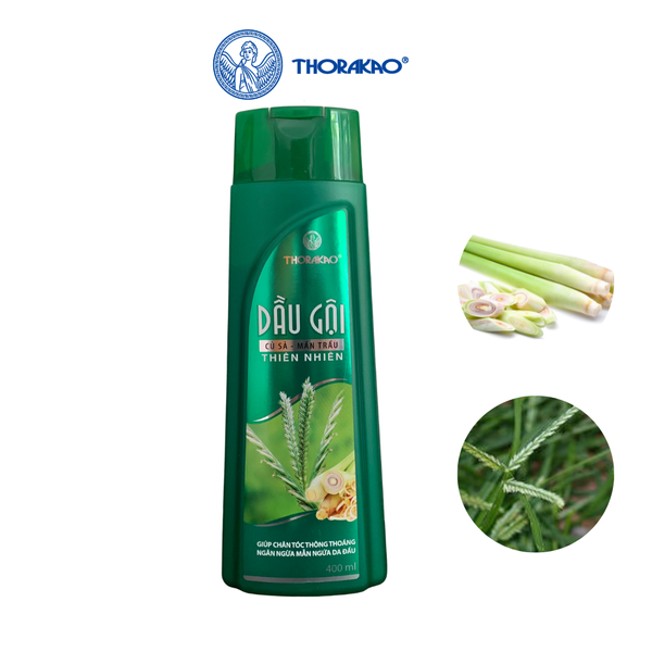 Dầu Gội Củ Sả Mần Trầu Thorakao 400ml