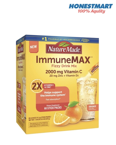 bot-cam-hoa-tan-nature-made-immune-max-fizzy-drink-mix-2000mg-vitamin-c-20mg-zin