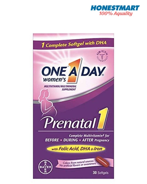 vitamin-cho-ba-bau-one-a-day-prenatal-dha-folic-acid-iron-30-vien