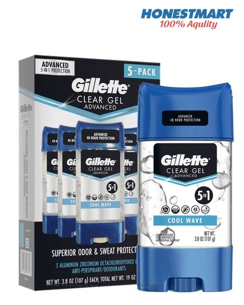 set-5-lan-khu-mui-gillette-clear-gel-advance-5-in-1-cool-wave-107g