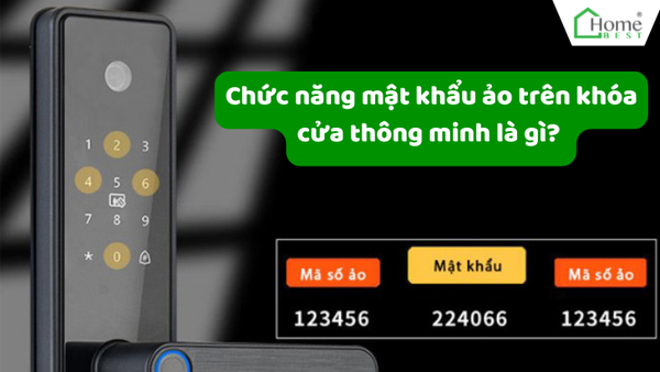 Chức năng mật khẩu ảo trên khóa cửa thông minh là gì?