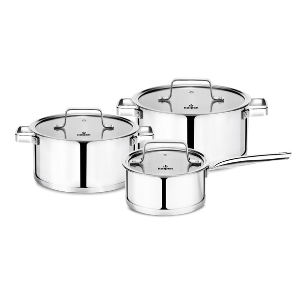 Bộ Nồi Inox 304 Cao Cấp 5 Đáy Kalpen Gliter KP-3568