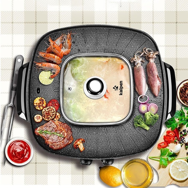 Nồi Lẩu nướng đa năng 2in1 Kalpen