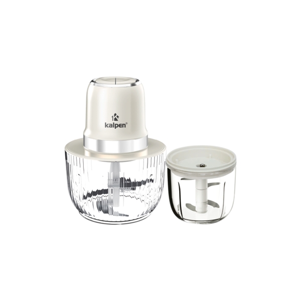 Máy Xay Thịt Hai Cối Đa Năng Kalpen S1 Công Suất 600W, 2L