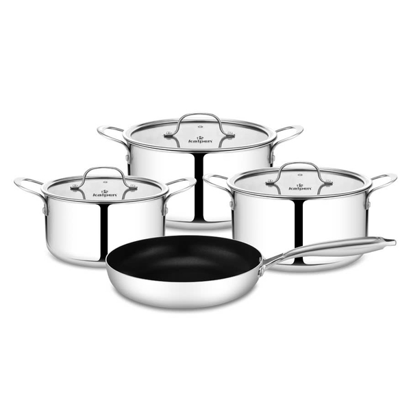 Bộ Nồi Chảo Inox 3 Lớp Liền Khối Kalpen Kampfer KF2