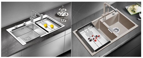 So Sánh Chậu Rửa Bát Inox Và Chậu Đá Granite