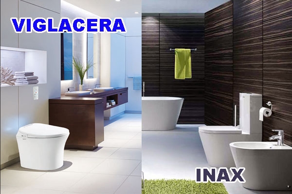 So sánh thiết bị vệ sinh INAX và Viglacera