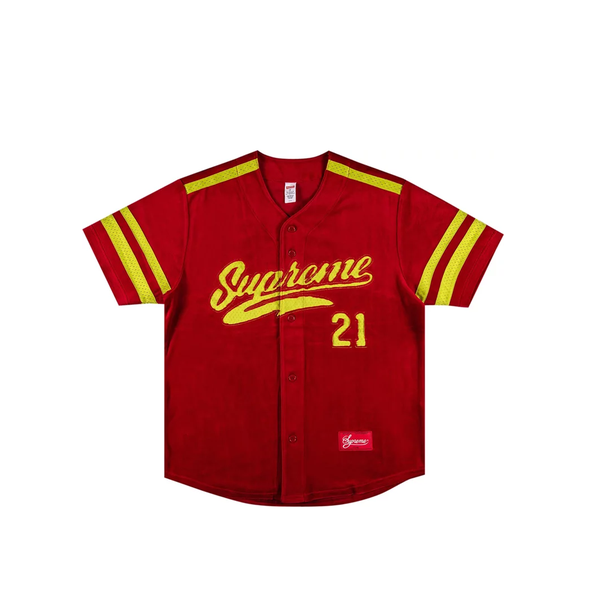 Supreme velour Baseball Jersey S