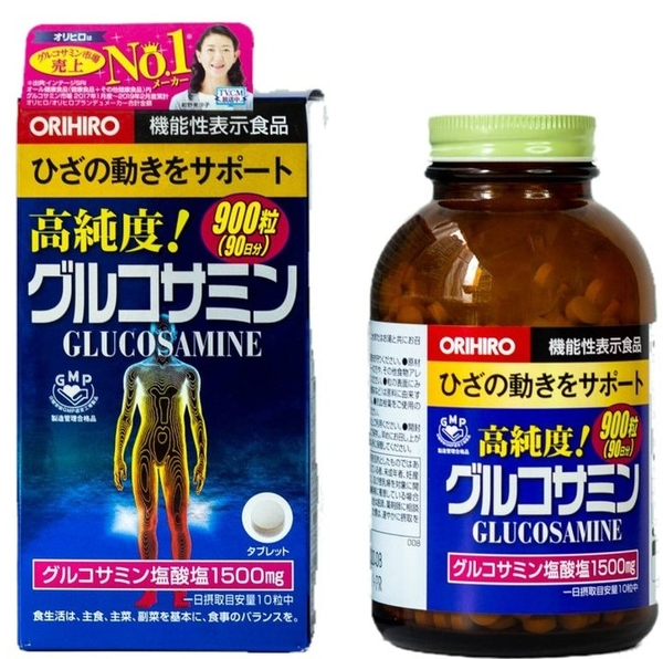 Viên uống hỗ trợ điều trị xương khớp ORIHIRO Glucosamin 900 viên