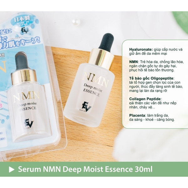 Serum NMN Deep Moist Essence cấp ẩm, nuôi dưỡng da sáng khỏe 30ml