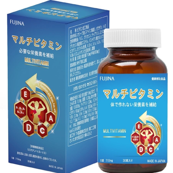 Viên uống MultiVitamin Fujina Nhật Bản