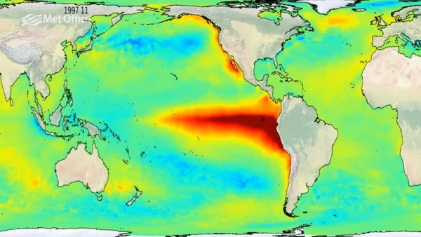 Mực nước biển nóng lên bất thường báo hiệu sự trở lại của El Nino trong 2023