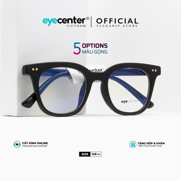 [C70]Gọng kính cận nam nữ chính hãng EYECENTER nhựa dẻo chống gãy EC 614 by Eye Center Vietnam