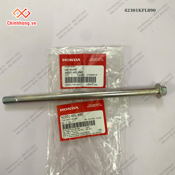 Tran Huy Phú  Trục bánh xe sau HONDA FUTURE 1 | chinhhang.vn