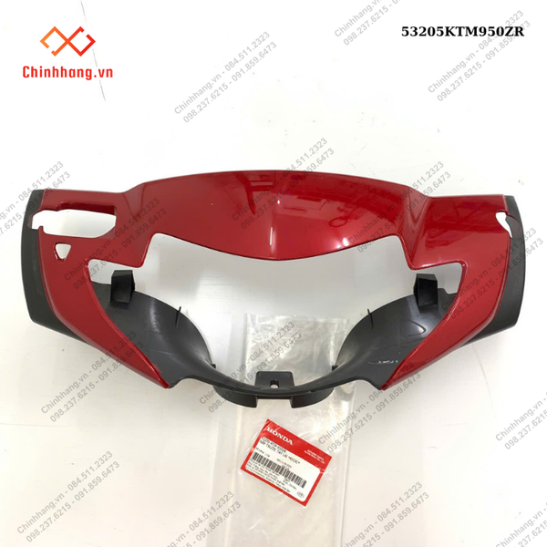 Nắp trước tay lái *R313C*-BỘ NHỰA FUTURE Neo 125-2005- màu đỏ đậm