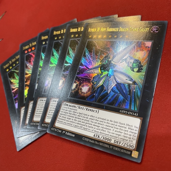 Yu-Gi-Oh! Karte Nummer 38: Hope Harbinger Dragon Titanic Galaxy - GFP2-EN143 Ultra Rare 1st Edition