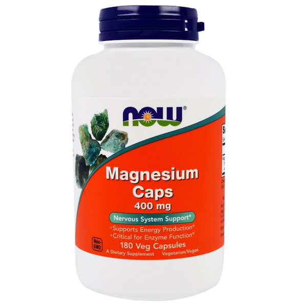 Now Foods Magnesium 400 Mg - 180 Capsules Supps24h