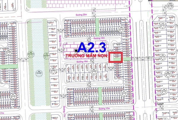 Bán liền kề 7 tầng 102m2 góc vườn hoa nhìn trường khu A2.3 KĐT Thanh Hà