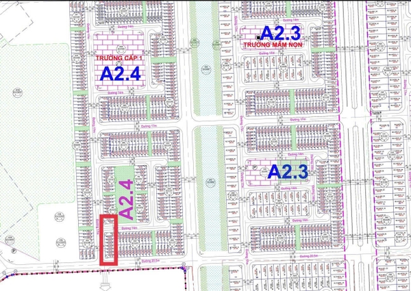 liền kề A2.4lk19 đường 17m KĐT Thanh Hà Cienco5