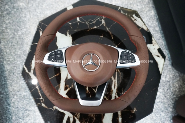 Bọc da Mercedes Benz C300 - Da Ý nhập khẩu Mastrotto Le mans