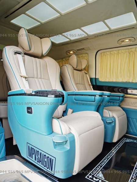 Nâng cấp ghế Limousine Toyota Alphard nhập khẩu- bản thương gia theo đúng mẫu Alphard