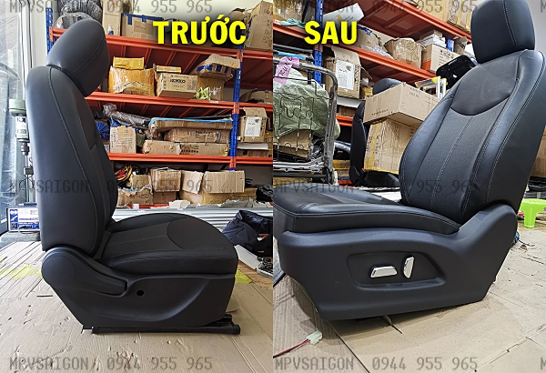 Nâng cấp ghế chỉnh điện trượt tới lui - Ghế Vinfast Lux A- Lux SA