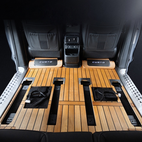 Thảm sàn MPV sàn gỗ tự nhiên dành cho xe Hyundai Palisade