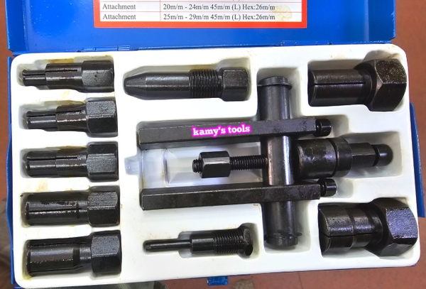 Bộ cảo bạc đạn trong chữ H từ 8mm-25mm Trigoldte model 908110 (Cảo Chữ H, Vam Cảo Bạc Đạn)