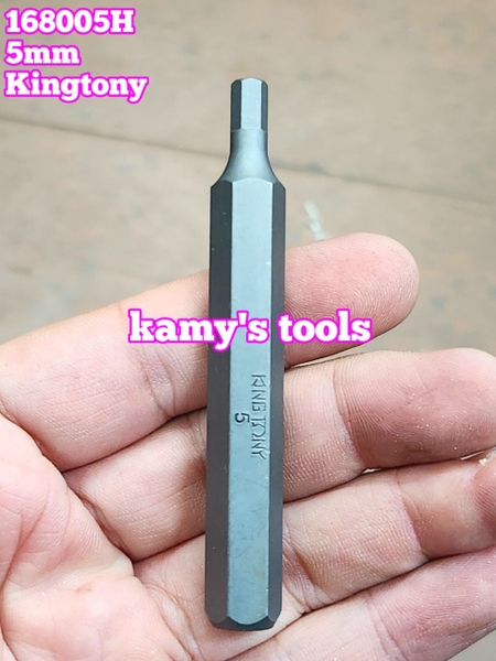 Mũi vít đóng lục giác H4 H5 H6 H8 dài 80mm Kingtony Model 168004H 168005H 168006H 168008H