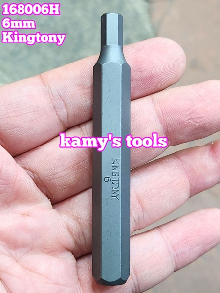 Mũi vít đóng lục giác H4 H5 H6 H8 dài 80mm Kingtony Model 168004H 168005H 168006H 168008H