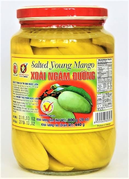 Xoài ngâm đường 850gr