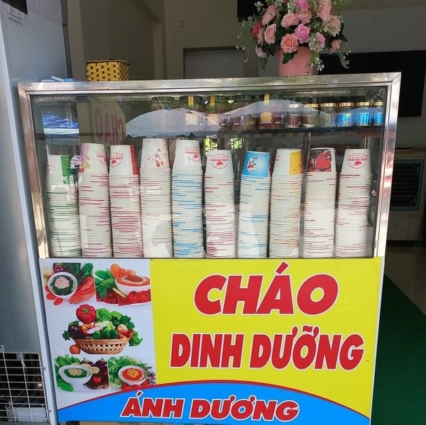 shop cháo, cốc giấy in logo miễn phí thiết kế, cốc giấy in logo theo yêu cầu, bát giấy, vietcup