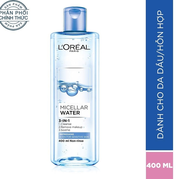 Tẩy Trang Loreal 400ml Xanh Nhạt