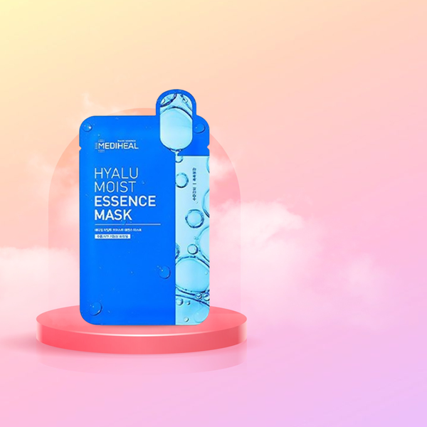 Mặt Nạ Mediheal Essence Xanh Dương Hyalu Moist  Dưỡng Ẩm Chuyên Sâu 20ml