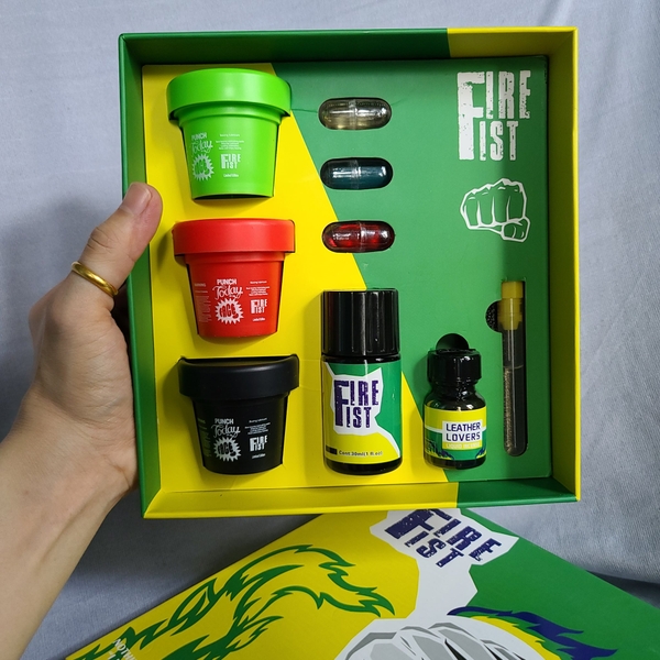 Set Popper Fire Fist Mr B siêu cấp mạnh mẽ dẫn đầu