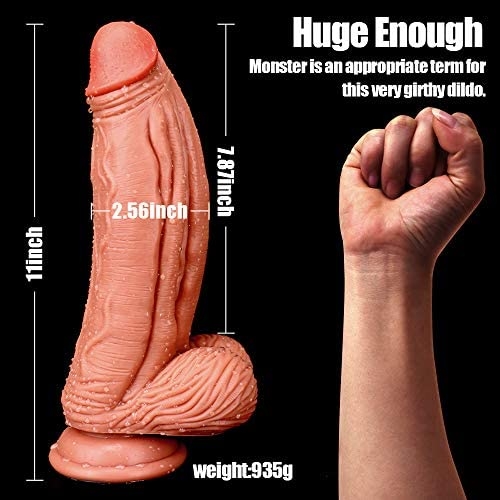 Huge Dildo 24,5cm - Dương vật giả size khủng siêu mềm dẻo