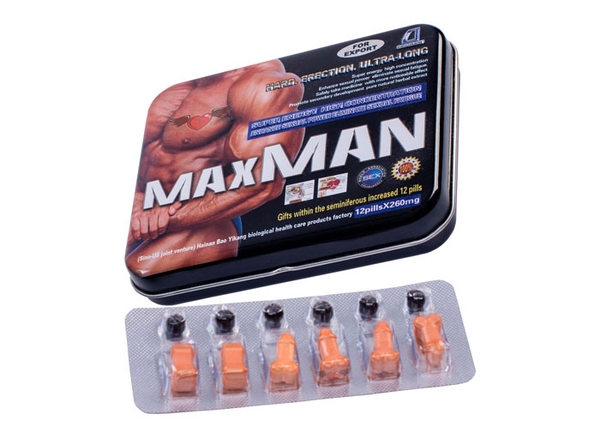 Thuốc cường dương Maxman 260mg tăng cường sinh lý nam