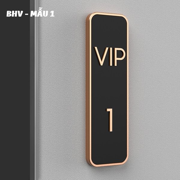 Biển hiệu số phòng VIP BHV