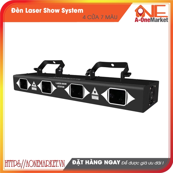 Đèn Laser Show System 4 Cửa 7 Màu