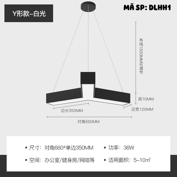 Đèn led hình học DLHH