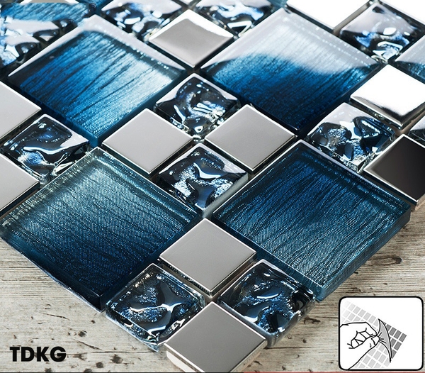 Tấm dán tường Mosaic thép không gỉ TDKG