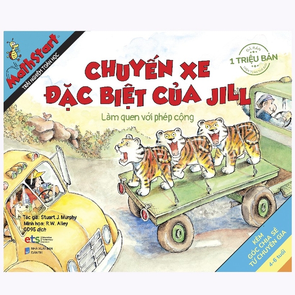 Sách - Mathstart trải nghiệm toán học: Chuyến xe đặc biệt của Jill