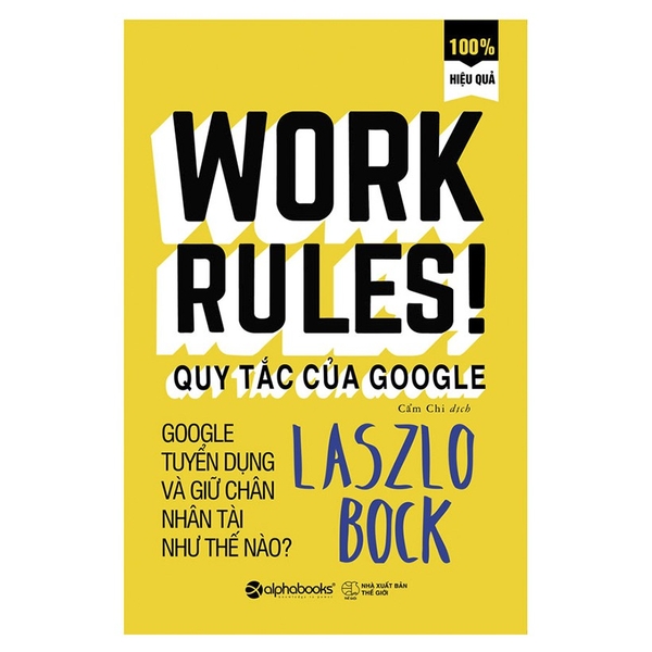 Sách - Quy tắc làm việc của Google